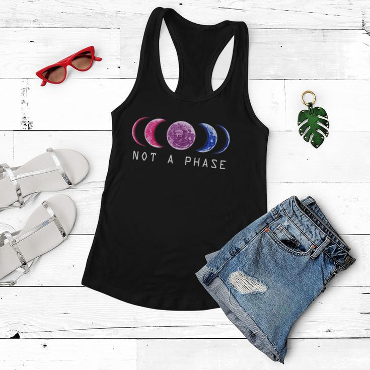 Bi Pride Not A Phase Bisexual Pride Moon Lgbt V2 Women Flowy Tank