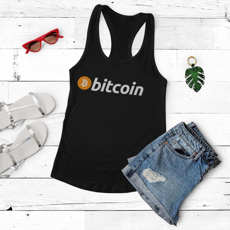 Bitcoin Logo Women Flowy Tank