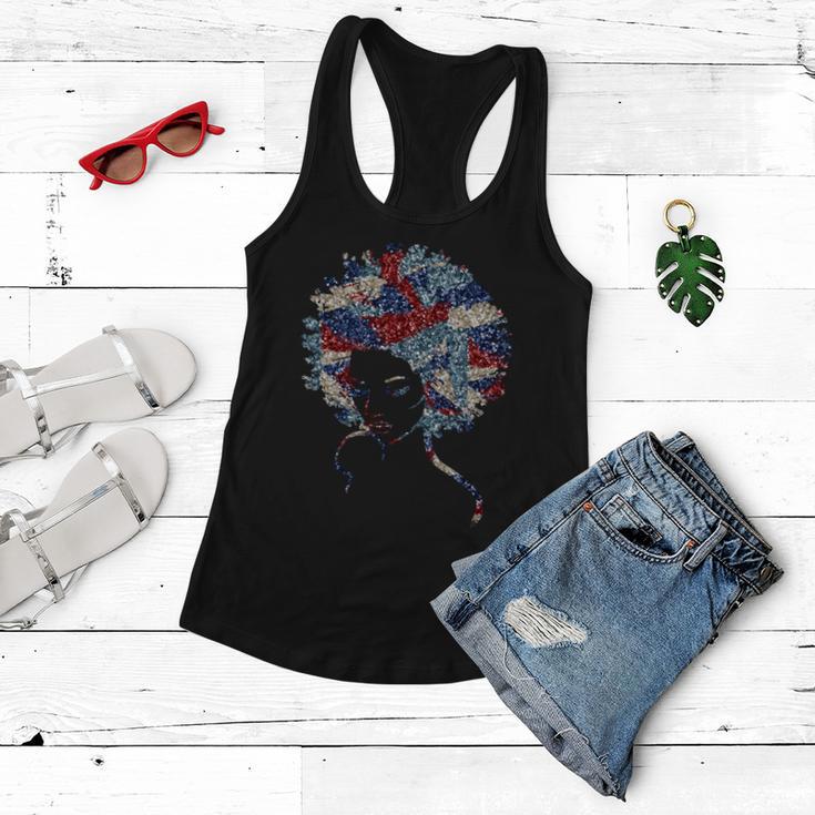 Black Girl Us Flag Melanin 4Th Of July Women Flowy Tank