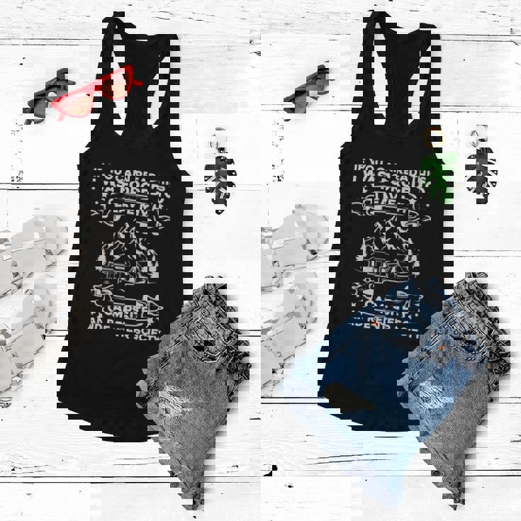 Camping Cool Gift Tenting Campfire Camp Hiking Trekking Camping Gift Graphic Design Printed Casual Daily Basic Women Flowy Tank