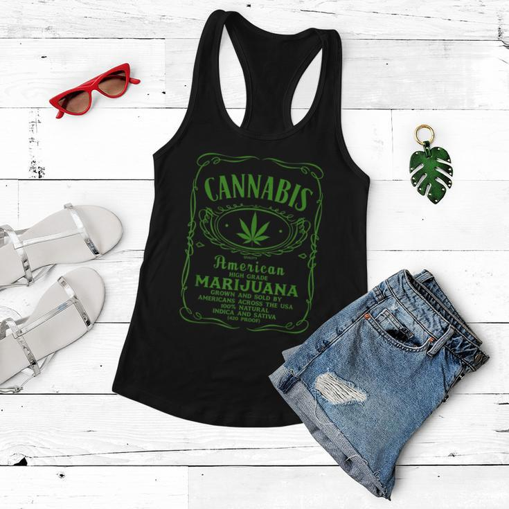 Cannabis Tshirt Women Flowy Tank