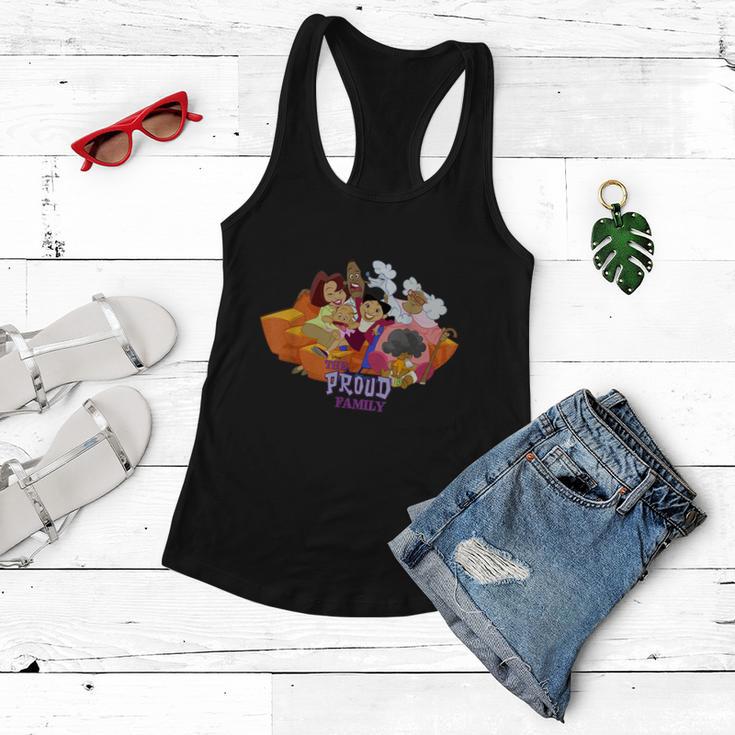 Channel The Proud Family Characters Women Flowy Tank