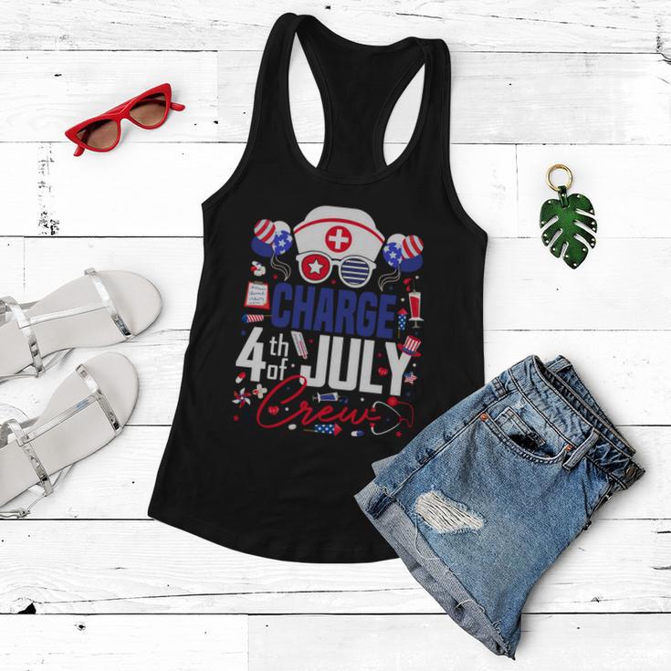 Charge Nurse 4Th Of July Crew Independence Day Patriotic Gift Women Flowy Tank