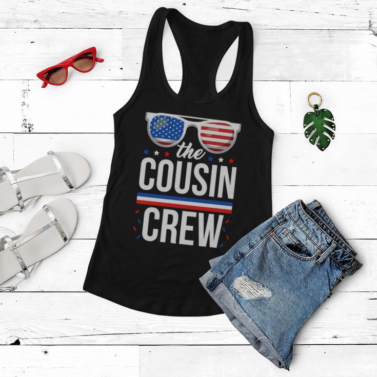 Cousin Crew 4Th Of July Patriotic American Women Flowy Tank