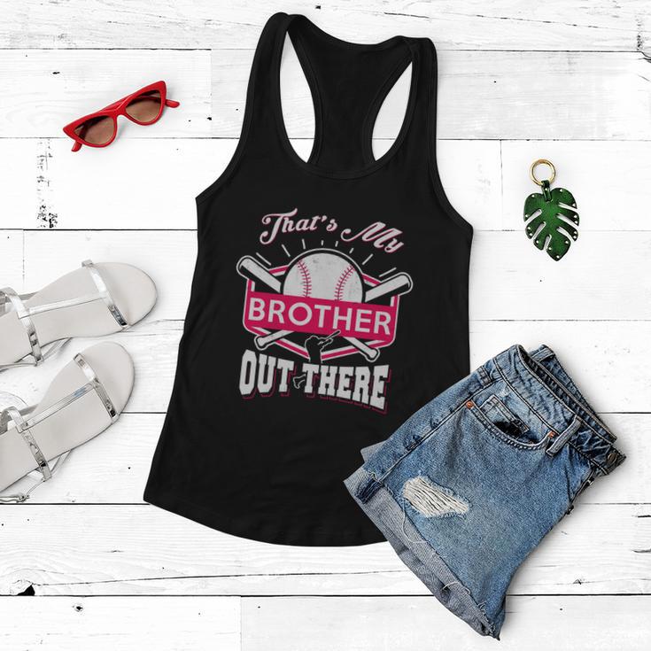 Cute Proud Baseball Sister Gift Cute Gift For Sisters Cute Gift Women Flowy Tank