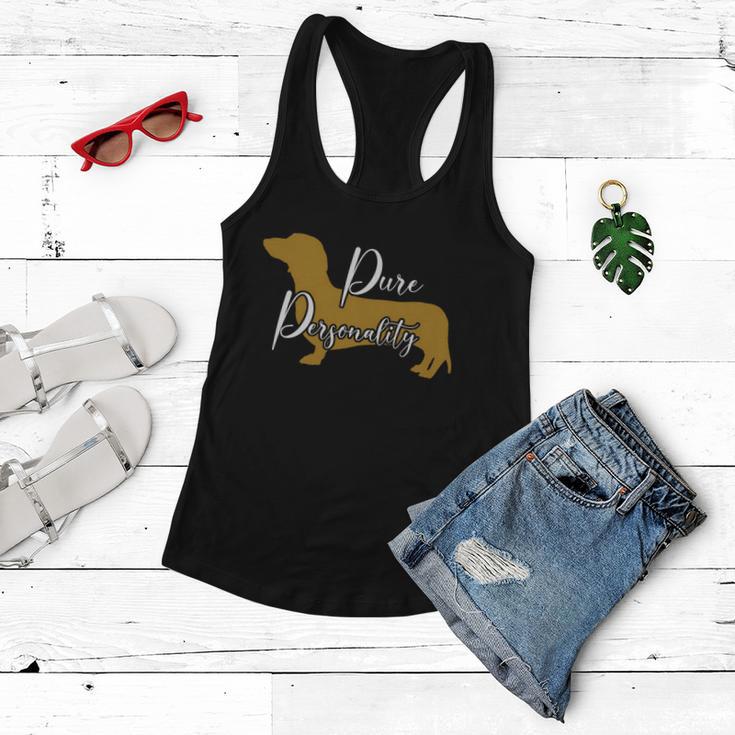 Dachshund Mom Wiener Doxie Mom Cute Doxie Graphic Dog Lover Funny Gift Women Flowy Tank