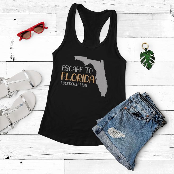 Desantis Escape To Florida Cute Gift Women Flowy Tank