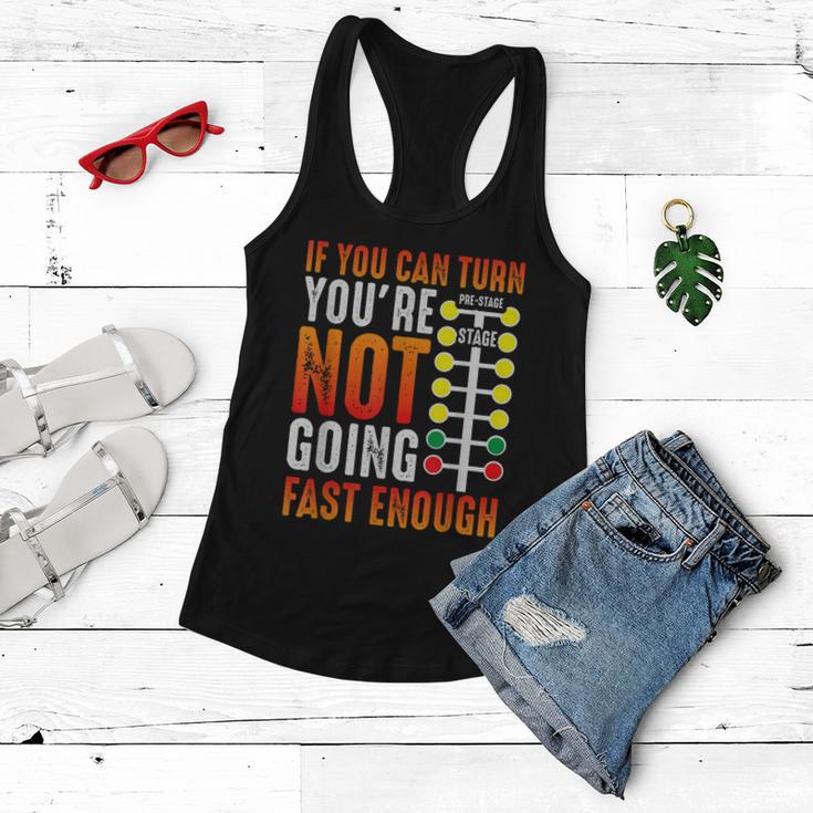 Dragster Saying Race Car Driver Skill Drag Racing Women Flowy Tank