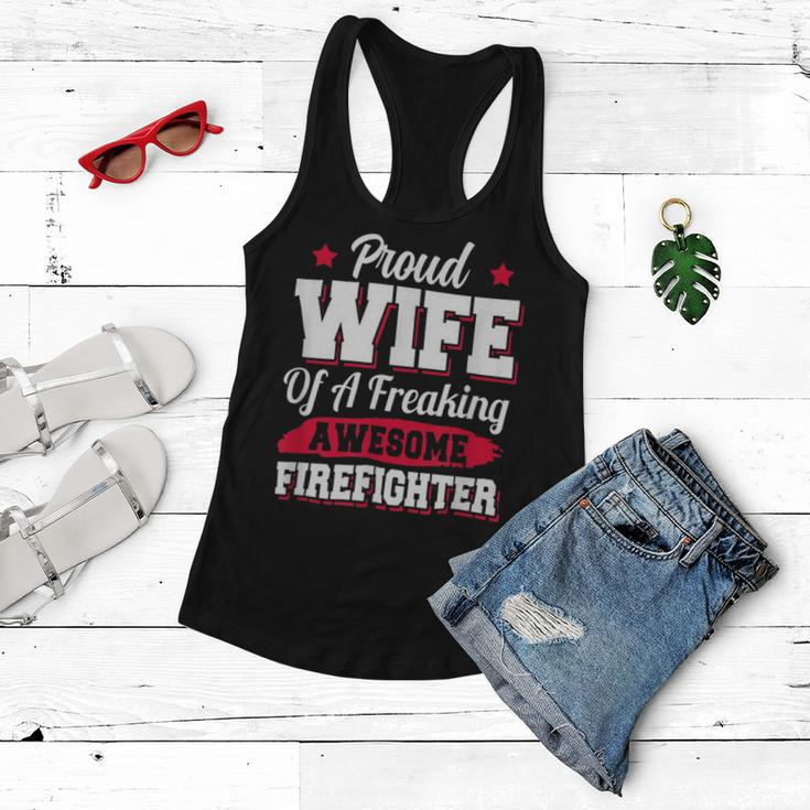 Firefighter Volunteer Fireman Firefighter Wife V2 Women Flowy Tank