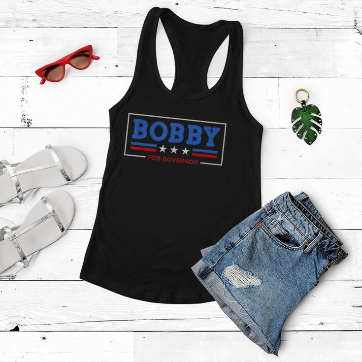 Funny Bobby For Governor Women Flowy Tank