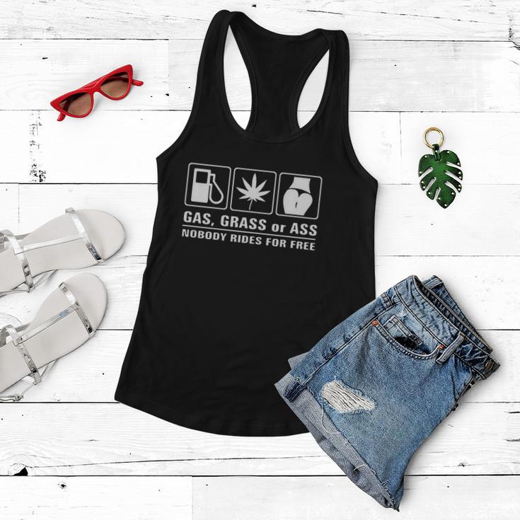 GasGrass Or Ass Women Flowy Tank