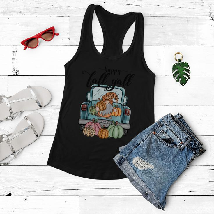 Happy Fall Yall Thanksgiving Quote V2 Women Flowy Tank