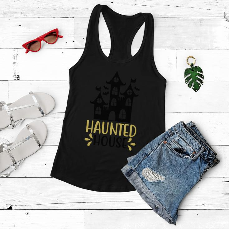 Haunted House Funny Halloween Quote Women Flowy Tank