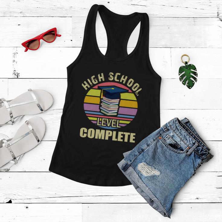 High School Level Complete Funny School Student Teachers Graphics Plus Size Women Flowy Tank