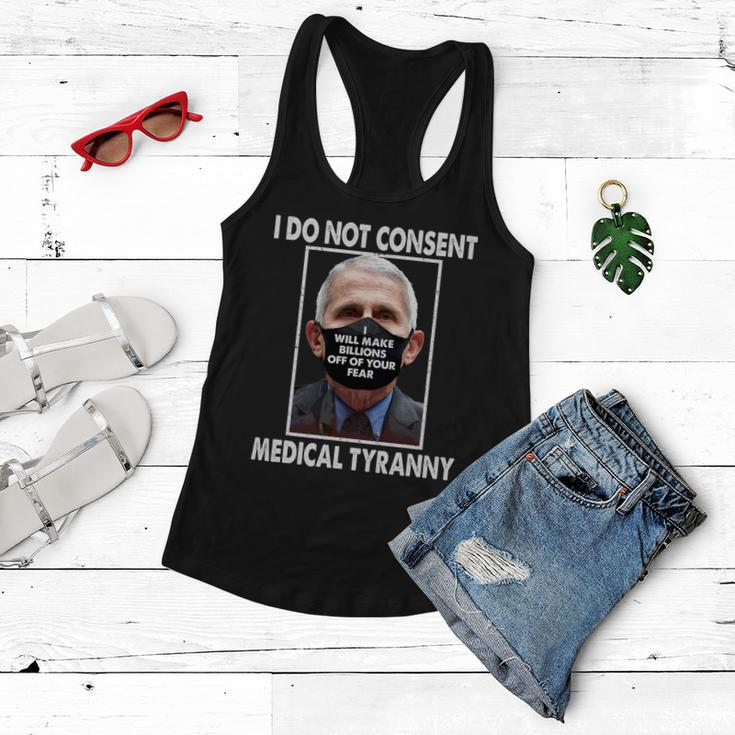 I Do Not Consent Medical Tyranny Anti Dr Fauci Vaccine Tshirt Women Flowy Tank