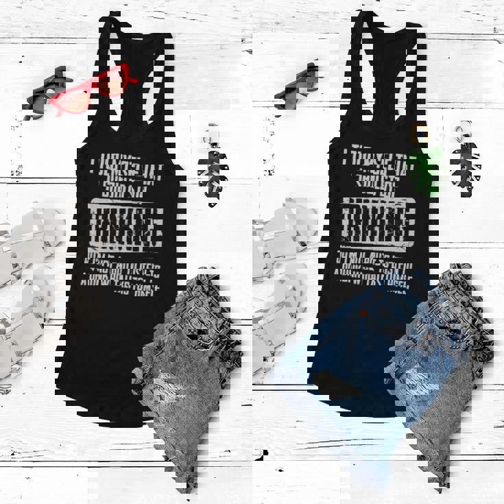 I Should Stop Drinking Funny V2 Women Flowy Tank