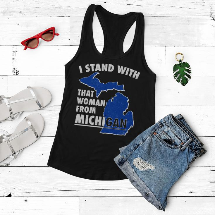 I Stand With That Woman From Michigan Support Women Flowy Tank