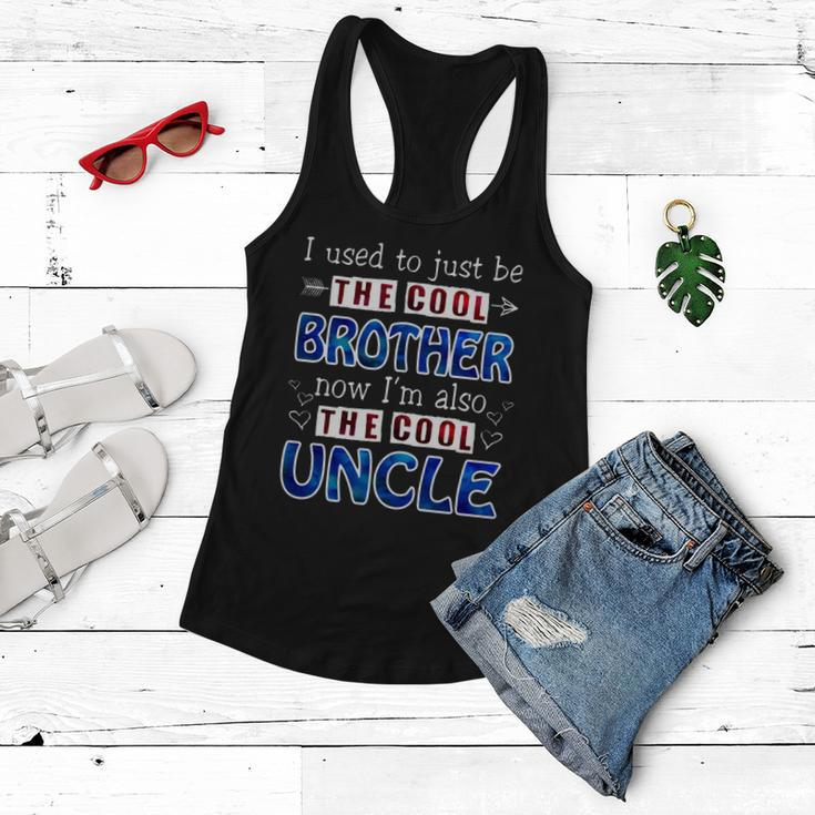 I Used To Just Be The Cool Big Brother Now Im The Cool Uncle Tshirt Women Flowy Tank