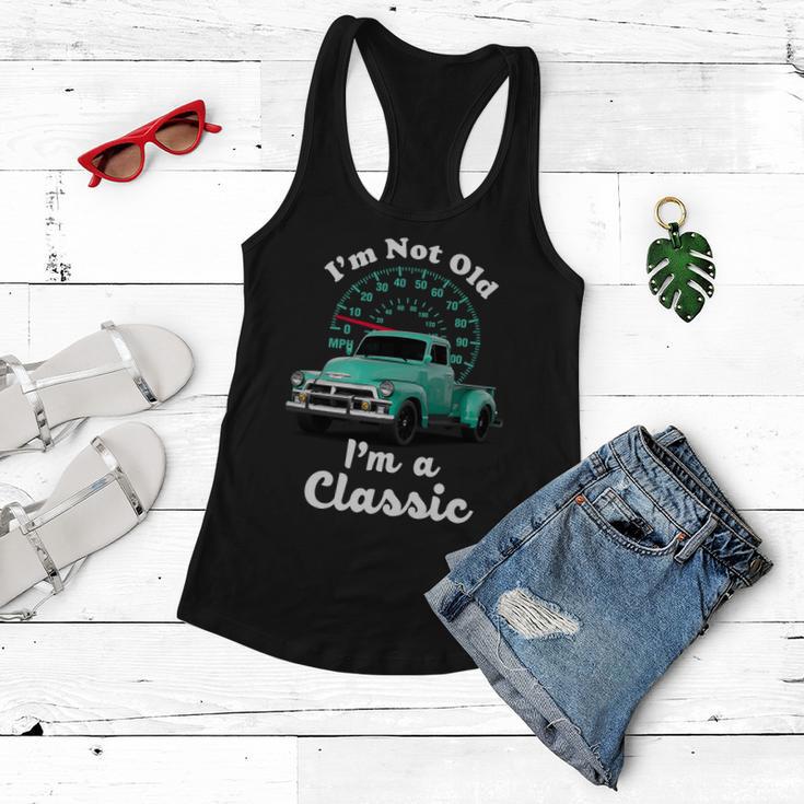 Im Not Old Im A Classic Vintage Car Tshirt Women Flowy Tank