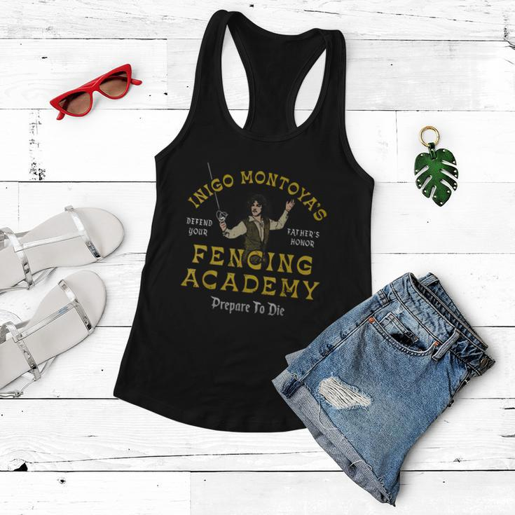 Inigo Montoyas Defend Your Fathers Honor Fencing Academy Tshirt Women Flowy Tank