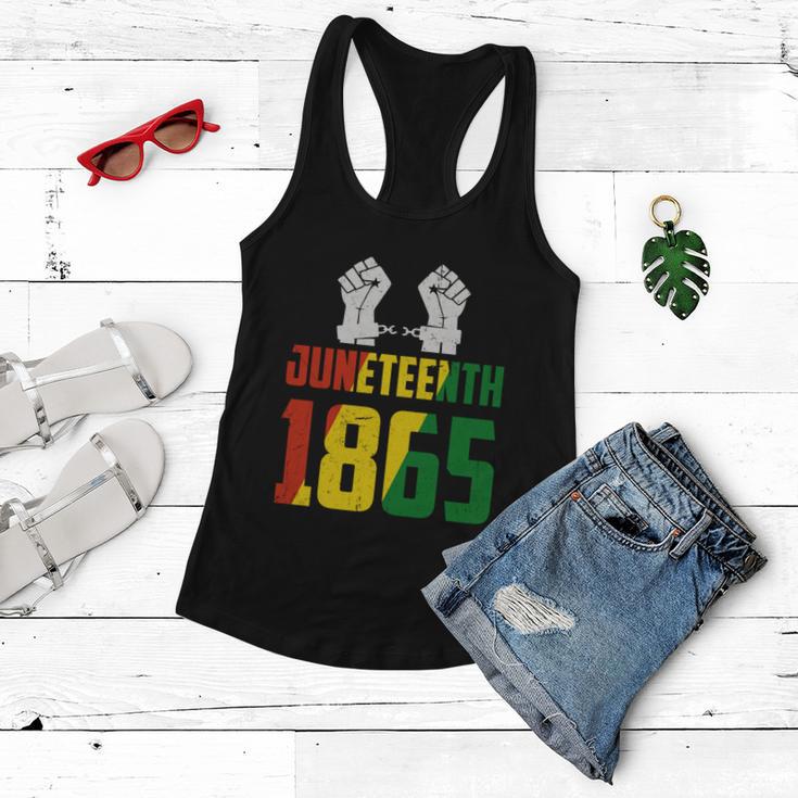 Juneteenth Emancipation Day Vintage Cool Melanin Black Pride Gift Women Flowy Tank