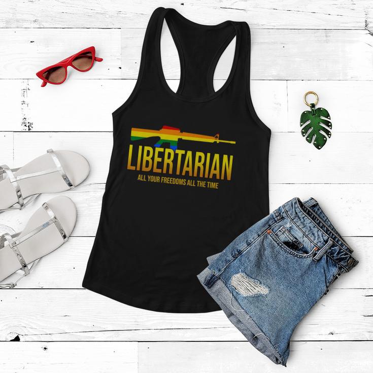 Libertarian All Your Freedoms All The Time Tshirt Women Flowy Tank