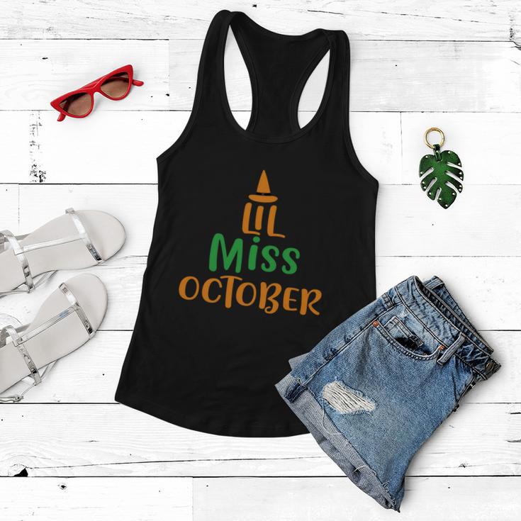 Lil Miss October Halloween Quote V2 Women Flowy Tank