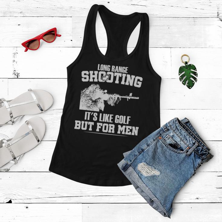 Long Range Shooting Its Like Golf But For Men Tshirt Women Flowy Tank