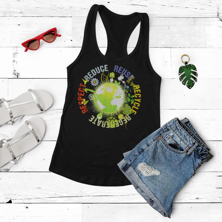 Love World Earth Day 2022 Mother Earth Day Everyday  V2 Women Flowy Tank