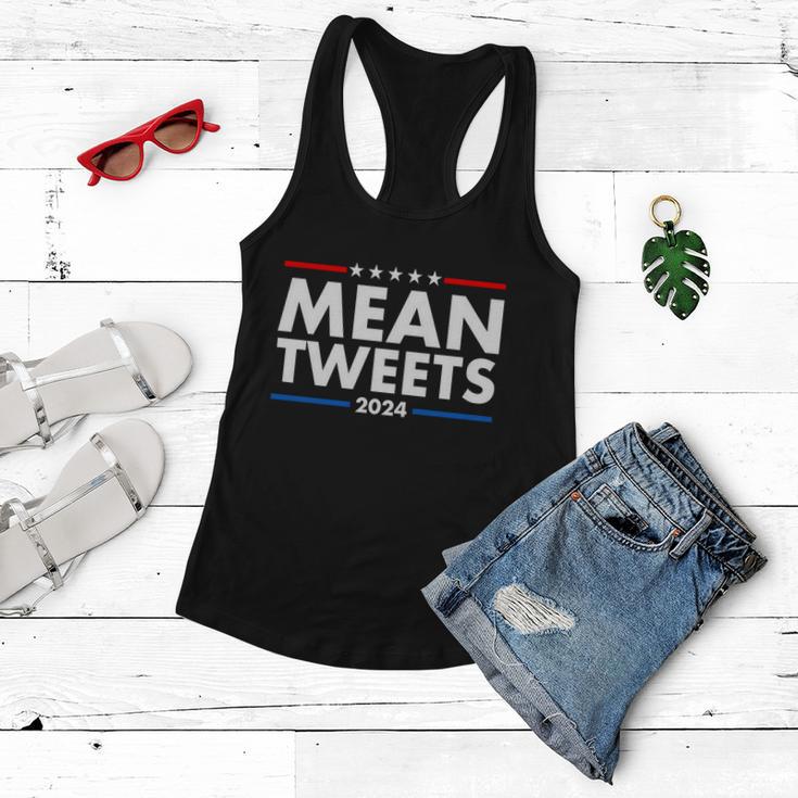 Mean Tweets Trump Election 2024 Tshirt Women Flowy Tank