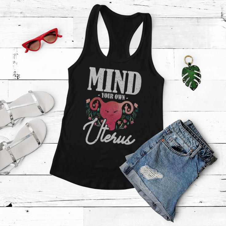 Mind Your Own Uterus Pro Choice Gift V2 Women Flowy Tank