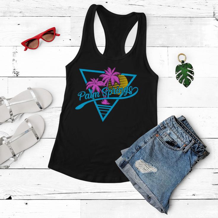 Palm Springs Retro 80S Neon Women Flowy Tank