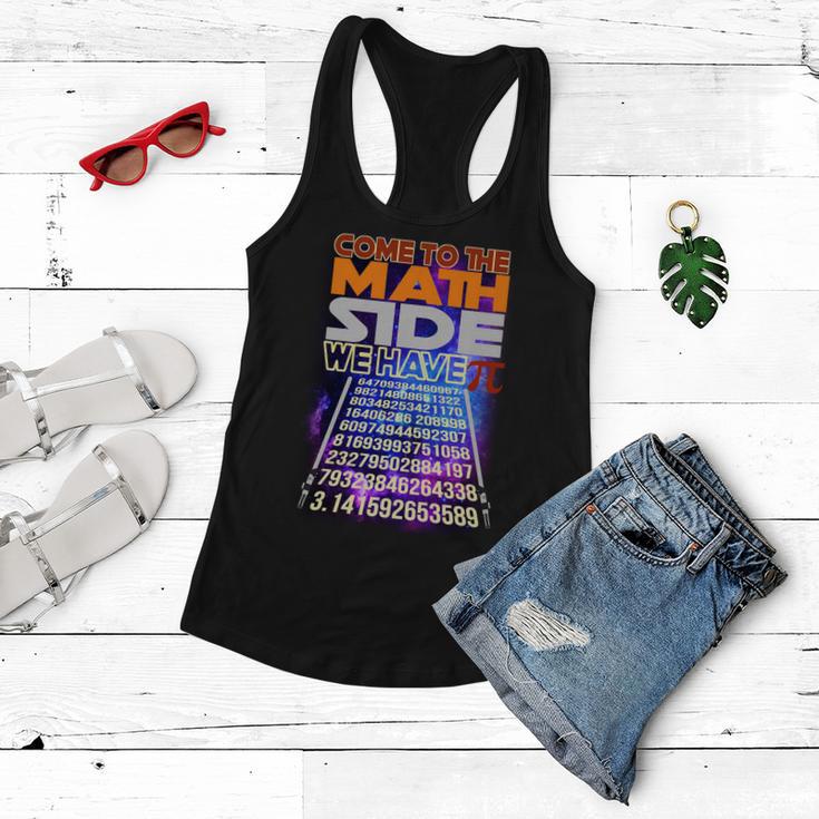 Pi Day - Come To The Math Side Parody Tshirt Women Flowy Tank