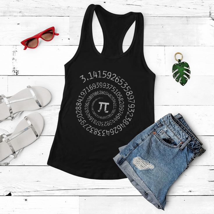 Pi Day Shirt Spiral Pi Math Design For Pi Day 314 Tshirt Women Flowy Tank
