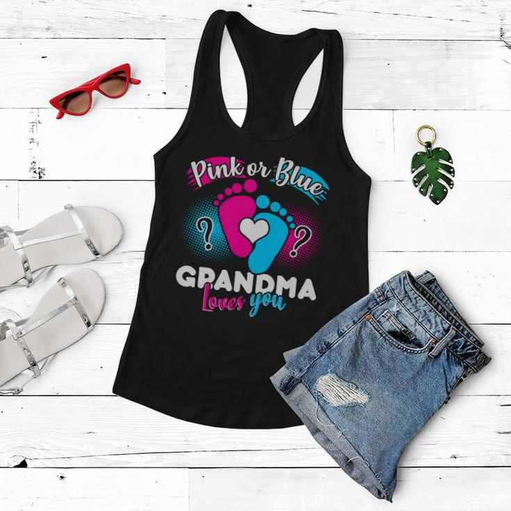 Pink Or Blue Grandma Loves You Tshirt Women Flowy Tank