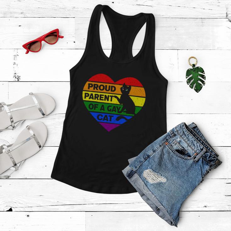 Pride Month Proud Parent Of A Gay Lgbt Women Flowy Tank