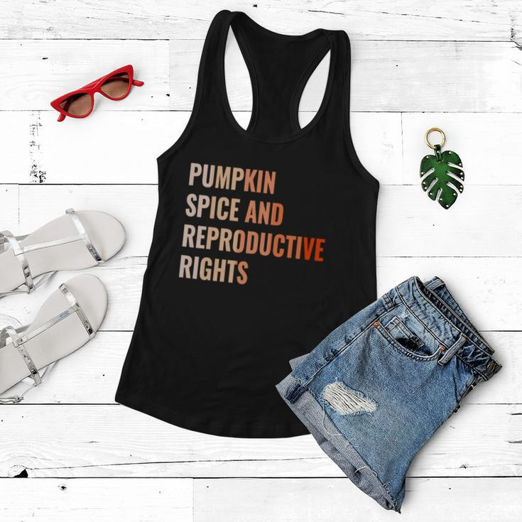 Pumpkin Spice Reproductive Rights Funny Gift Feminist Pro Choice Gift Women Flowy Tank