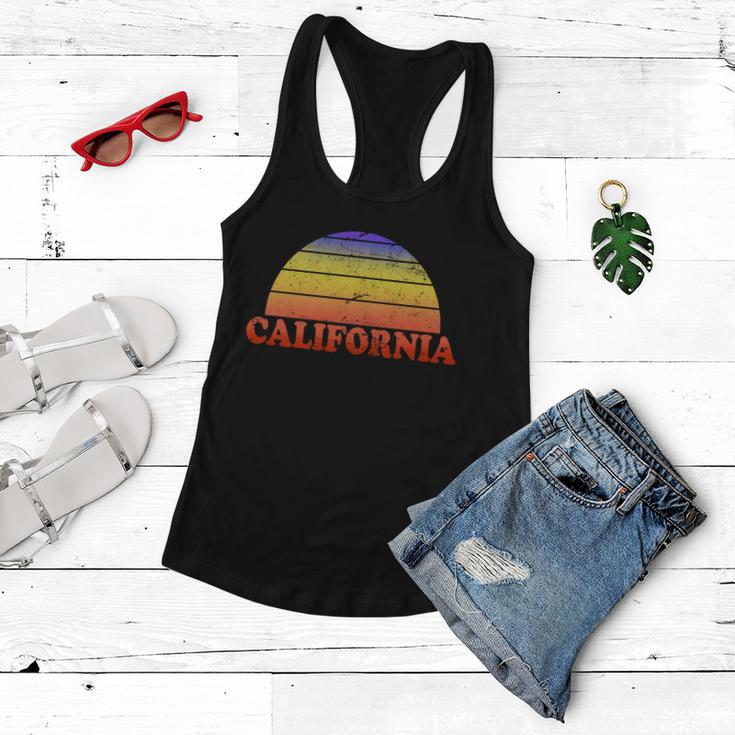 Retro California Sun V2 Women Flowy Tank