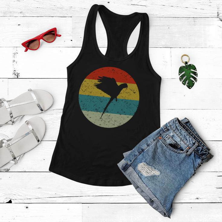 Retro Vintage Parrot V2 Women Flowy Tank