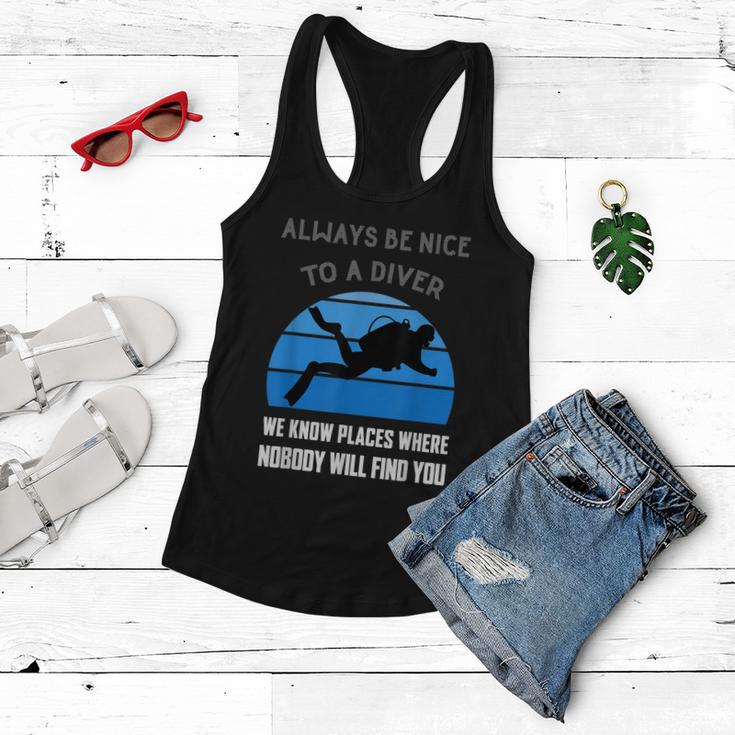 Scuba Diver Funny Quote Love Dive Diving Humor Open Water Women Flowy Tank