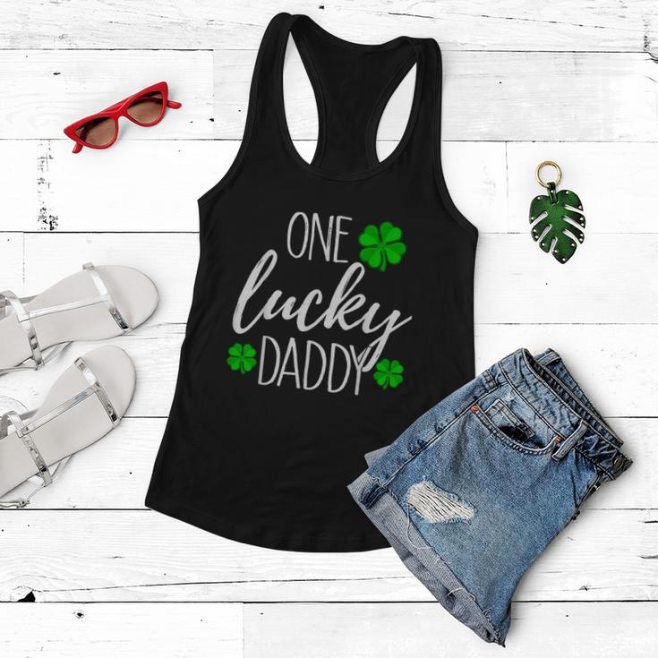 St Patricks Day One Lucky Dad Tshirt Women Flowy Tank