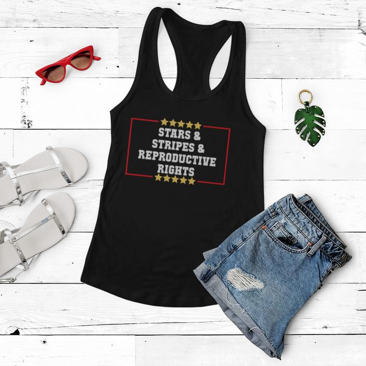 Stars Stripes Reproductive Rights American Flag 4Th Of July Gift Women Flowy Tank