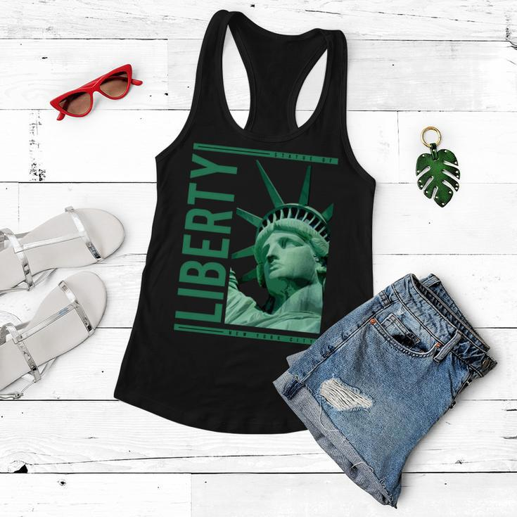 Statue Of Liberty Women Flowy Tank