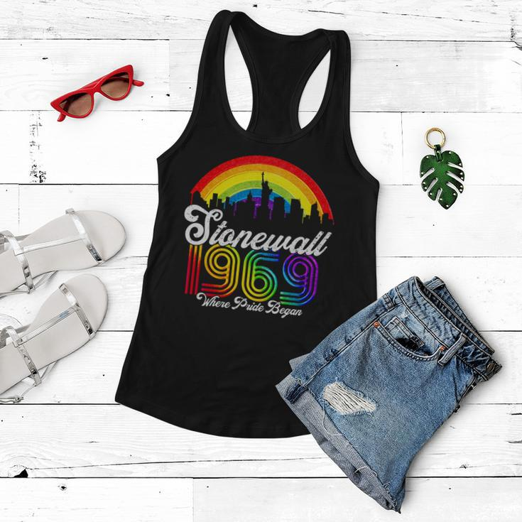 Stonewall 1969 Where Pride Began Lgbt Rainbow Women Flowy Tank