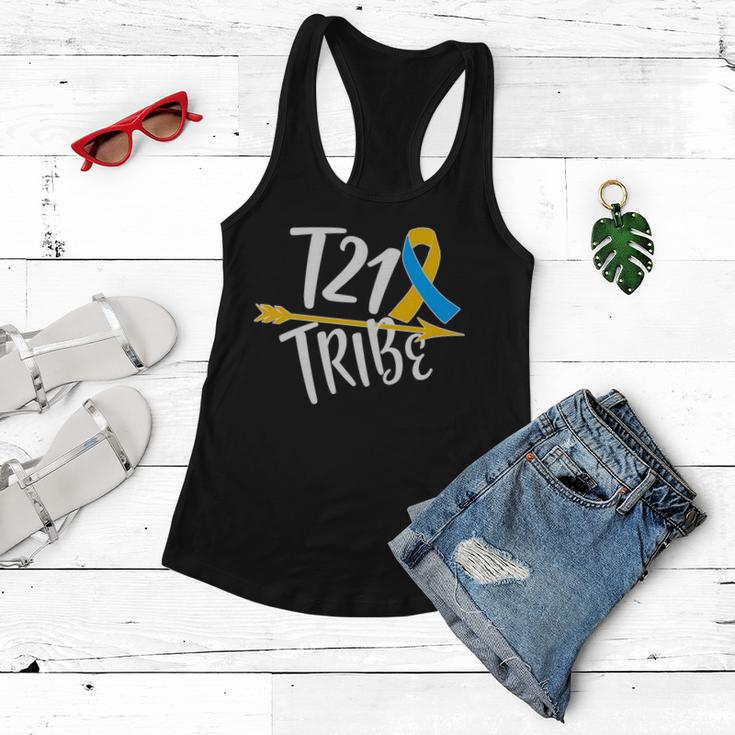 T21 Tribe - Down Syndrome Awareness Tshirt Women Flowy Tank