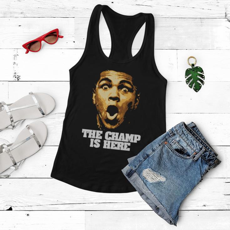 The Champ Is Here Tshirt Women Flowy Tank