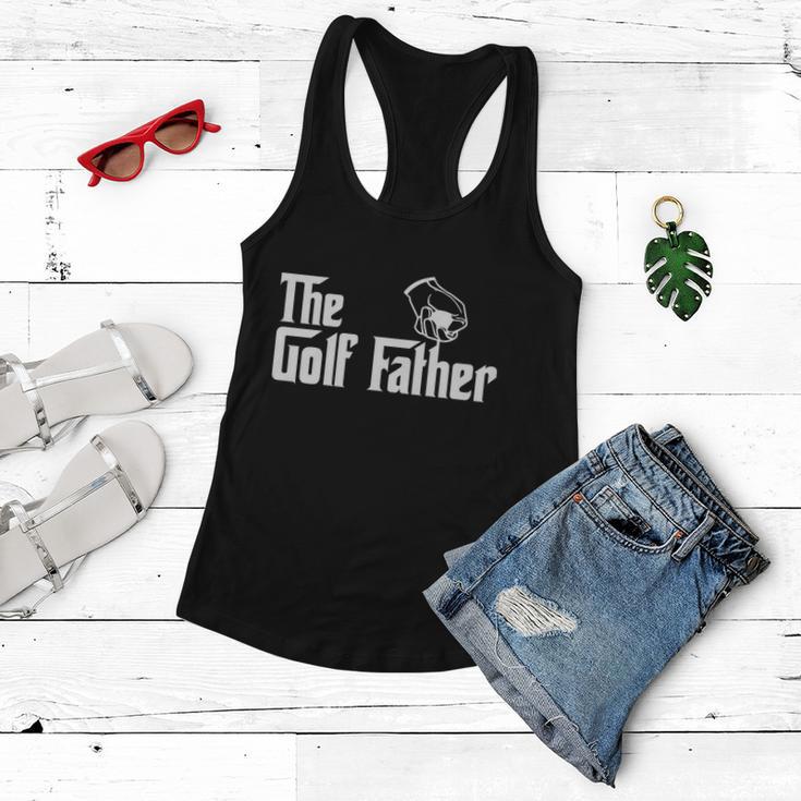 The Golf-Father Funny Golf Dad Tshirt Women Flowy Tank