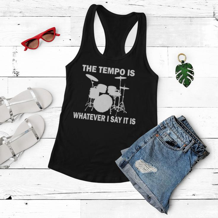 The Tempo Is What I Say Women Flowy Tank
