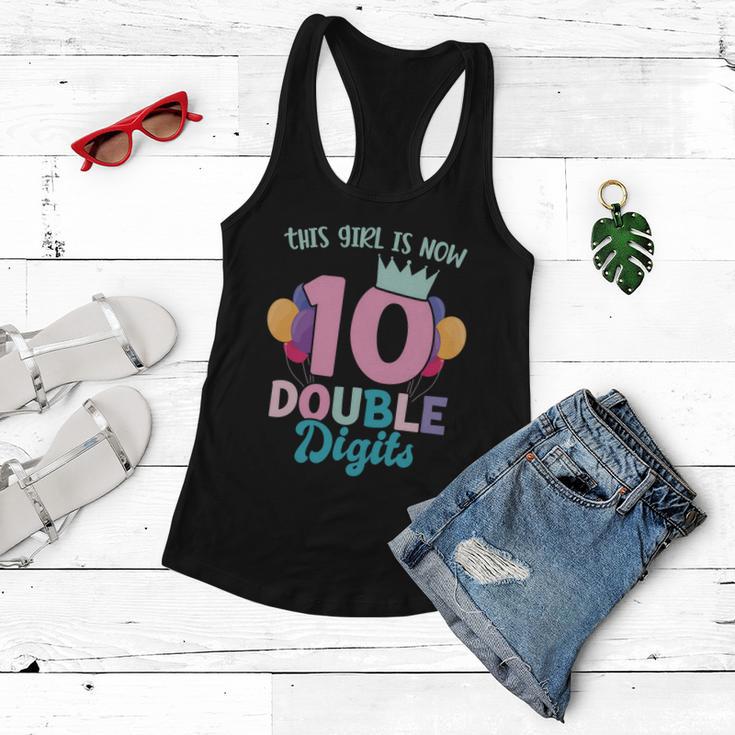 This Girl Is Now 10 Double Digits Gift Women Flowy Tank