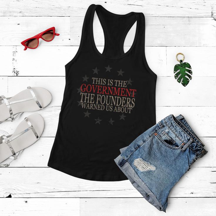 This Is The Government The Founders Warnes Us About Tshirt Women Flowy Tank